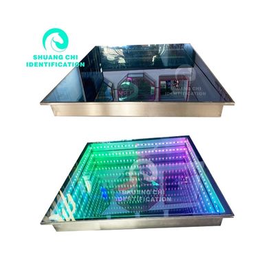 3D 인피니티 LED 댄스 플로어 타일 IP67 등급과 50,000 시간 수명