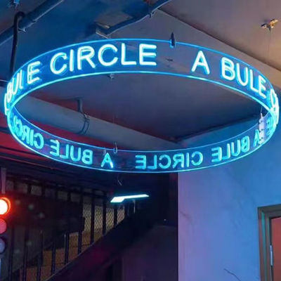 홈 데코어 풍부한 색상 LED 반지 네온 표지판 빛 벽에 장착 된 맞춤형 네온 글자
