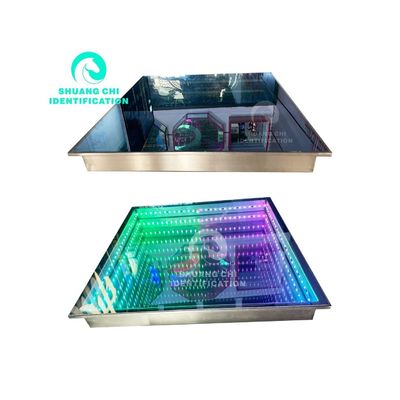 LED 액체 타일 바닥 및 지원 둔 벽돌 조명과 함께 화려한 시각