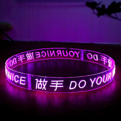 DIY 케이블 설치 LED 네온 플렉스 스트립 라이트 부드러운 조명 및 실내 장식