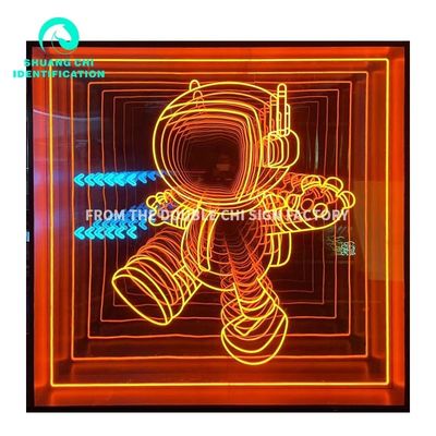 2023 물질 어비스 3D 스테레오 LED 스트립의 사용자 지정 네온 무한 미러 빛 소스