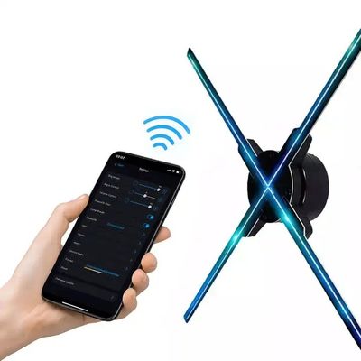 1800 밝기 벽 3D 홀로그램 광고 디스플레이와 APP 업로드 콘텐츠