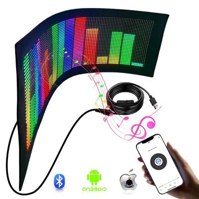 유연한 광고를 위한 휴대용 픽셀 RGB LED 매트릭스 패널 디지털 메시지 화면