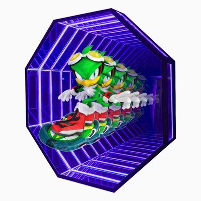 장식 Neno 라이트 광고 라이트 홍보 홀로그램 3D LED 팬
