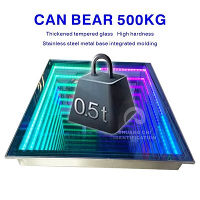 LED 광원 5050 RGB LED 휴수 유리 타일 인터랙티브 네온 댄스 플로어