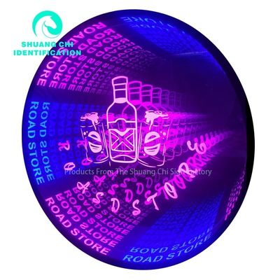 사용자 정의 패션 기술 감각 거울 전압 DC12V/AC110-220V로 네온