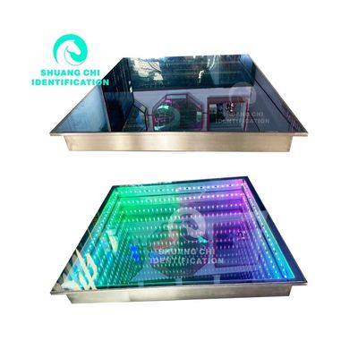 인터랙티브 LED 라이트 업 바닥 타일 50000 시간 수명 및 사용자 정의 크기