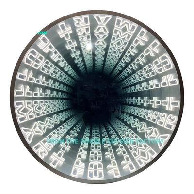 화려 한 화면 을 위한 적색, 흰색, 파란색 의 빛깔 이 빛나는 캐릭터 미러 네온 빛 박스