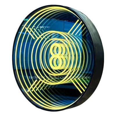 맞춤형 LED 네온 벽 장식 리보 마법 거울의 혁신적이고 유행적인 디자인