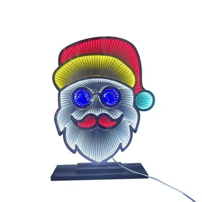 액릴 마법 거울 크리스마스 산타 램프 LED 빛과 30lm / w 빛 효율