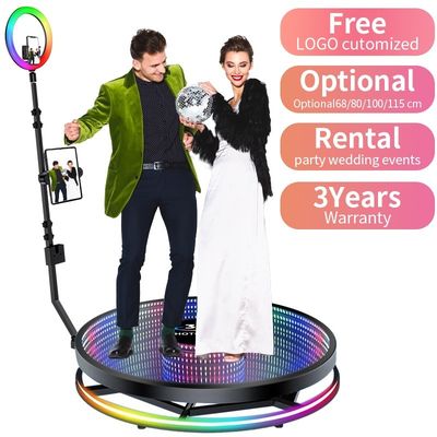 Gro 호환 휴대용 셀카 스핀 360 사진 부스 1~6인 사진 360도