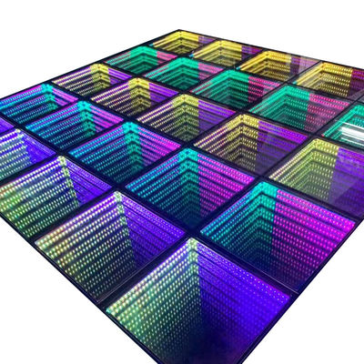 3D 인피니티 LED 미러 댄스 플로어 웨딩 파티 지원