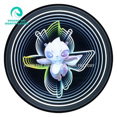 3D 인피니티 표지 네온 미러