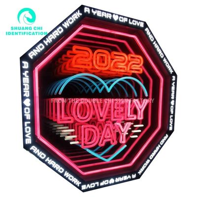2023 무한 확장 디지털 사이니지 LED 라이트 박스 미러 어비스 네온 미러 실내용