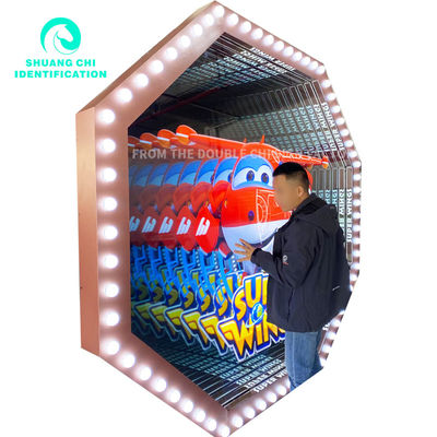 KTV 및 실내 공간에 필요한 벽장 장식 3D 네온 거울