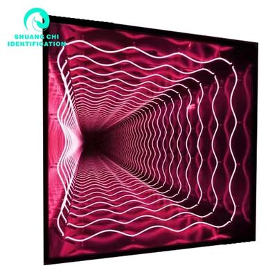 2023 물질 어비스 3D 스테레오 LED 스트립의 사용자 지정 네온 무한 미러 빛 소스