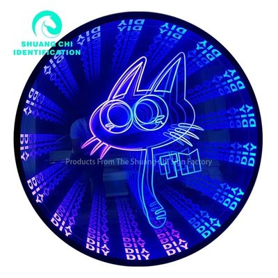 광고용 빛 표지판 인테리어 장식용 3D 스테레오 터널 어비스 인피니티 거울