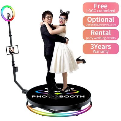회전 스탠드 스태블러와 함께 360도 파티 비디오 카메라 강한 금속 온화 유리