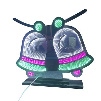 2- 커스터마이징 가능한 RGB 큰 크리스마스 선물 캔디 스틱 페스티벌 장식용 무한 미러 라이트