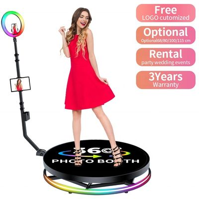 360도 회전 카메라 사진 부스 자동 스탠드 및 500KG의 부하 운반