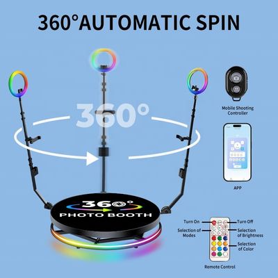 비즈니스 이벤트나 생일에 우리의 지능형 360 사진 부스의 마술을 풀어주십시오