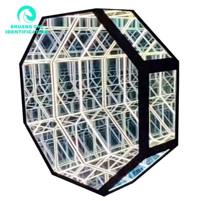 맞춤형 네온 인피니티 3D LED 광학 환상 바닥 거울