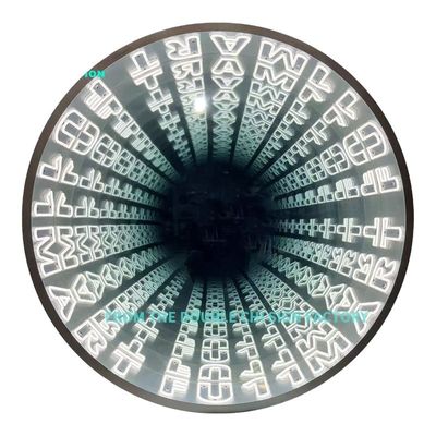 맞춤형 네온 인피니티 3D LED 광학 환상 바닥 거울