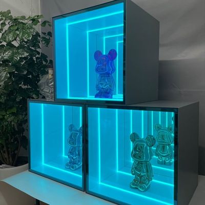 패션 스토어 LED 라이트 컬러 변경 디스플레이 캐비닛 지능형 터널 장식