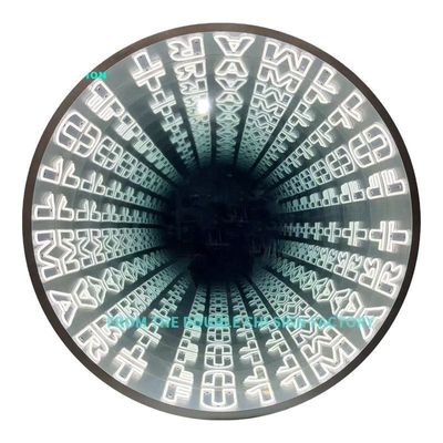 돋보이는 장식 3D 네온 웅덩이 거울 50X50 색상