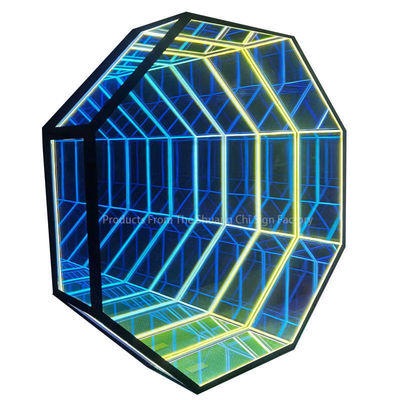 돋보이는 장식 3D 네온 웅덩이 거울 50X50 색상