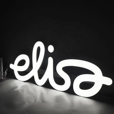 OEM 아울렛 아크릴 앞면 및 뒷면 LED 광고 표시 표시 표시를위한 밝은 문자