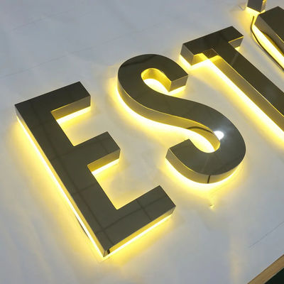 OEM 아울렛 아크릴 앞면 및 뒷면 LED 광고 표시 표시 표시를위한 밝은 문자