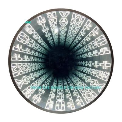 컬러 LED 3D 네온 벽 무한 미러 터널 가정 장식 디자인 제작