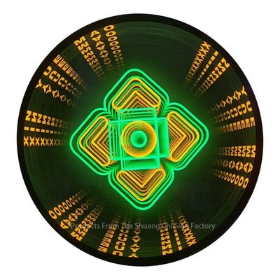 무한 거울 3D 사용자 지정 LED 네온 표지판으로 공간을 변화시켜 창의성을 포용하십시오