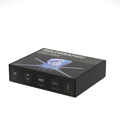 2300 밝기 65cm 구름 1080p 와이파이 홀로그램 팬 디지털 비디오 사이니지 LED 3D 디스플레이