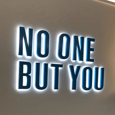 야외 호텔 사이니지 맞춤형 LED 조명 아크릴 글자 맞춤형 색상