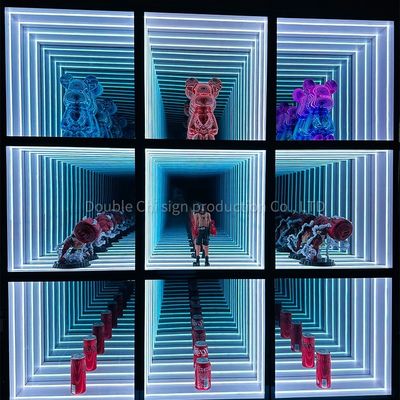 2024 장식용 보관용 복합용 실내외부리 미러 라이트 디스플레이 캐비닛