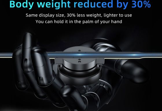 고 콘트라스트 비율 1.692MM 및 입력 전압 100-240W/AC 50/60HZ의 3D 홀로그램 팬