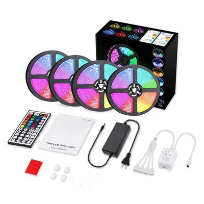 방수 5m 5050 유연 기계 USB 마법 컬러 TV 초 얇은 스마트 LED 스트립 라이트