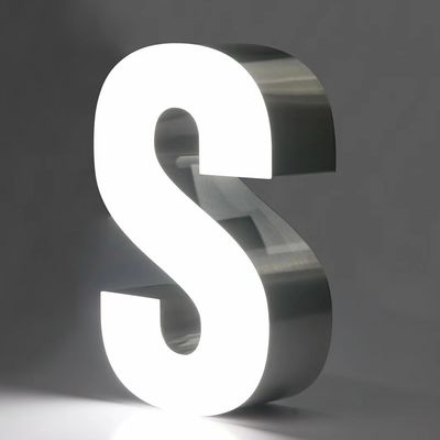 스테인레스 스틸 상점 표지판