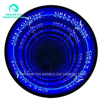 플러그 전원 공급 고도의 분위기와 LED 스트립 룸 업그레이드를위한 현대 네온 거울