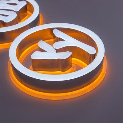 어댑터 전원 공급품 보그 아크릴 3D LED 플라스틱 빛나는 문자 상점 전면