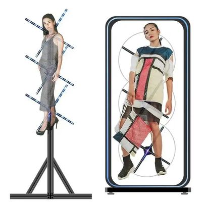 APP 3D 홀로그램 팬이 벽 176° 관점 인터랙티브 홀로그램 전화