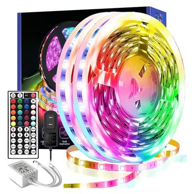 5050 RGB 색상 변경 음악 동기화 환경 블루투스 스마트 스트립 조명 장식