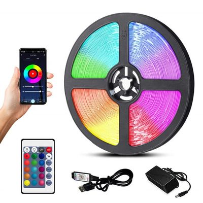 12V LED 라이트 스트립 30/60/90/120/144 RGB WS2815 LED 유연하고 주소