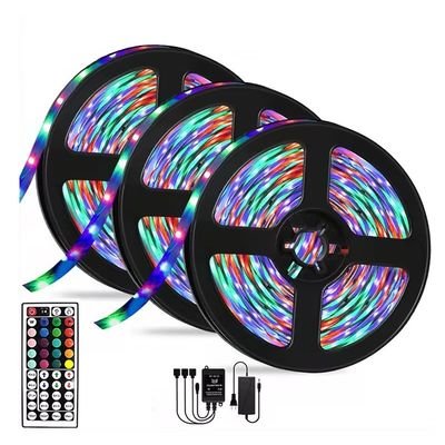 WS2812B SK6812 WS2813 SMD 5050 5V 24W DMX RGBW LED 스트립 라이트 3000K 4000K CRI80 3-