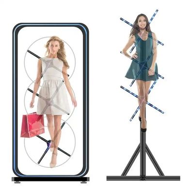 입력 전압 100-240W/AC 50/60HZ 홀로그래픽 팬으로 광고 게임을 업그레이드