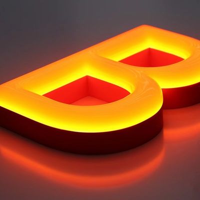 야외 표지판 3d 조명 LED 라이트 LED 아크릴 빛나는 문자 사용자 정의 색상