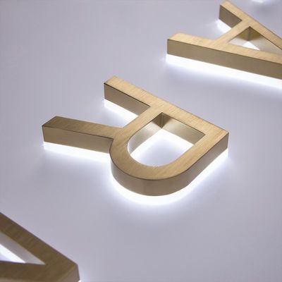 야외 표지판 3d 조명 LED 라이트 LED 아크릴 빛나는 문자 사용자 정의 색상