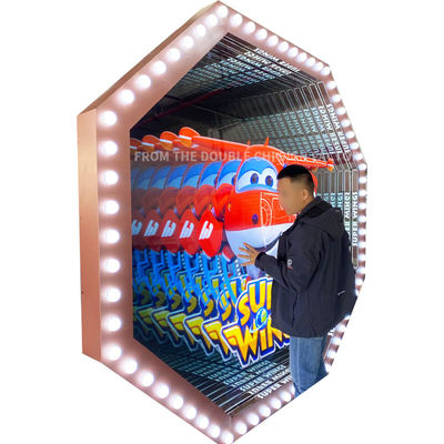 3차원 마법 다채색 천층 어비스탈 네온 미러 인피니티 네 지원 디머 1